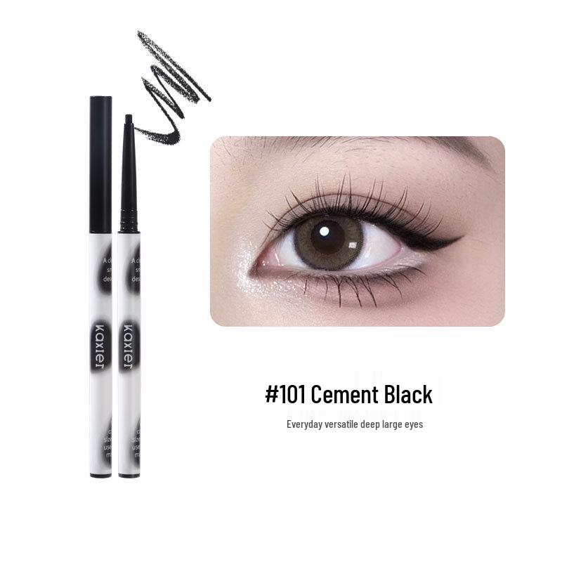 

Kashier Sparkling Color Eyeliner Gel Pencil: Waterproof, Sweatproof, Smudge-proof, Highly Pigmented, Long-lasting, Ultra-fine, Ideal for Beginners.