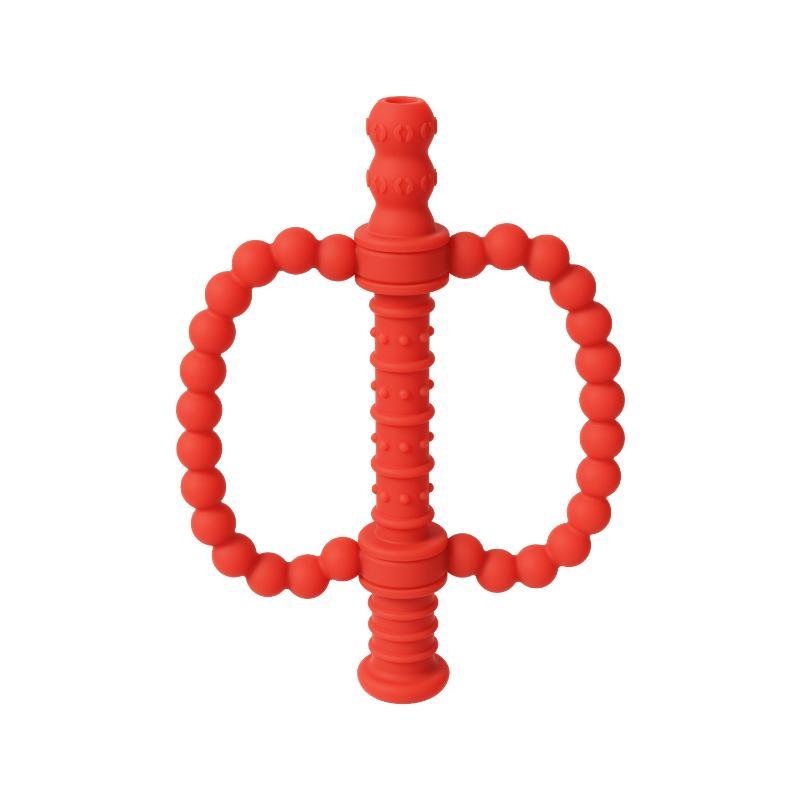 Baby Teething Chew Toys Easy Grip Silicone Handles Safe Non-Toxic Gum Soother for Toddlers Infant Shower Gift