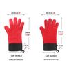Chuyi7 Heart-Shaped Silicone Baking Gloves