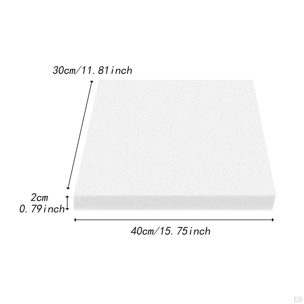 2 Pieces Foam Slab Sheets Plate 2cm Thickness DIY Board Scene Block Making Material for