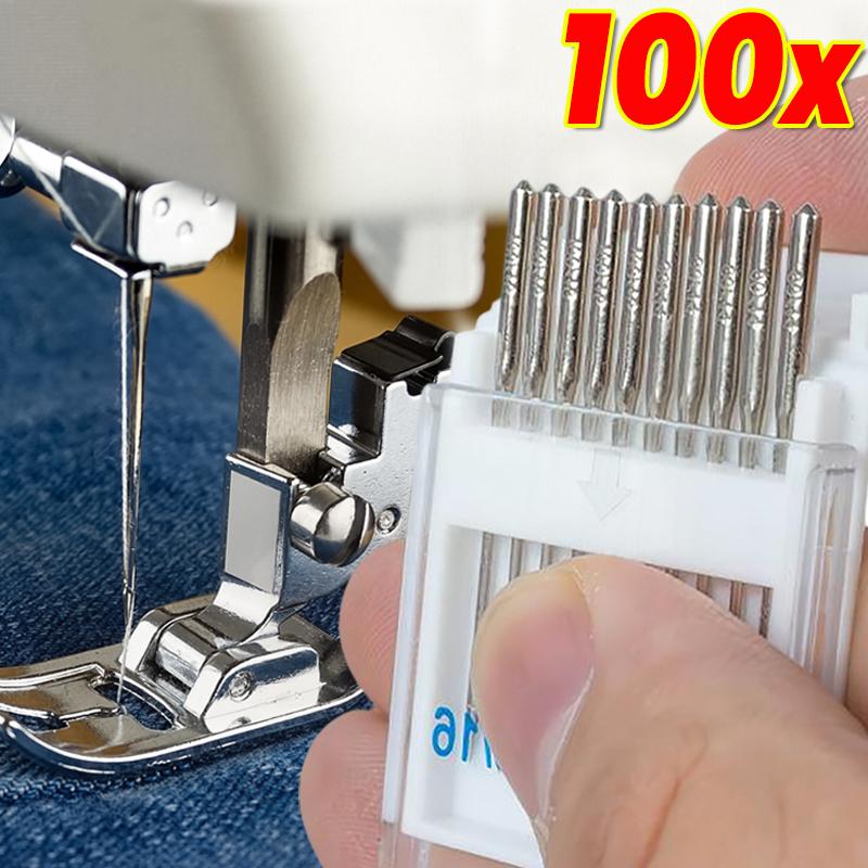 Universal Sewing Machine Needles High Carbon Steel Heavy Duty Sewing Machine Needle For Fabrics Pants Household DIY Sewing Tools
