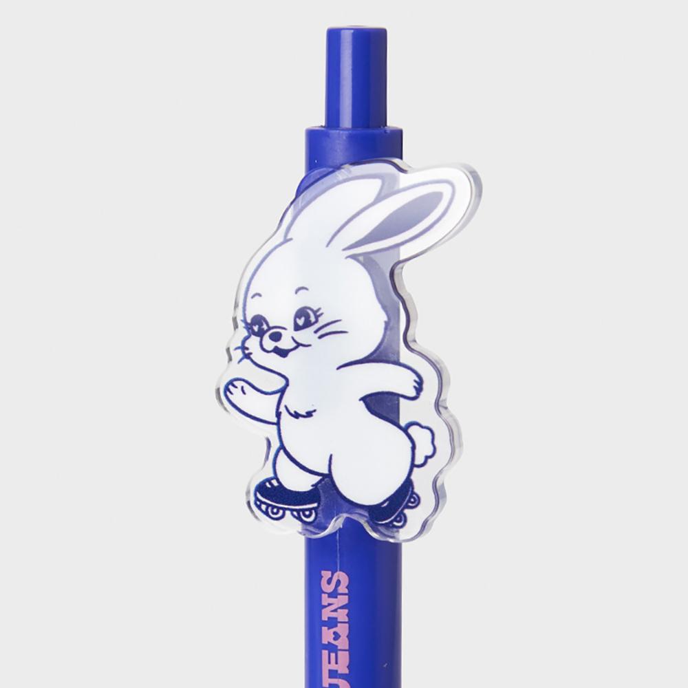 NewJeans Rabbit Acrylic Gel Pen (Blue)