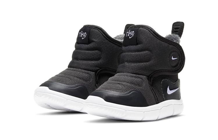 Nike Novice Fleece Lined Slip Resistant Thermal High Top Snow Boots Black Infant And Toddler AV8338-004