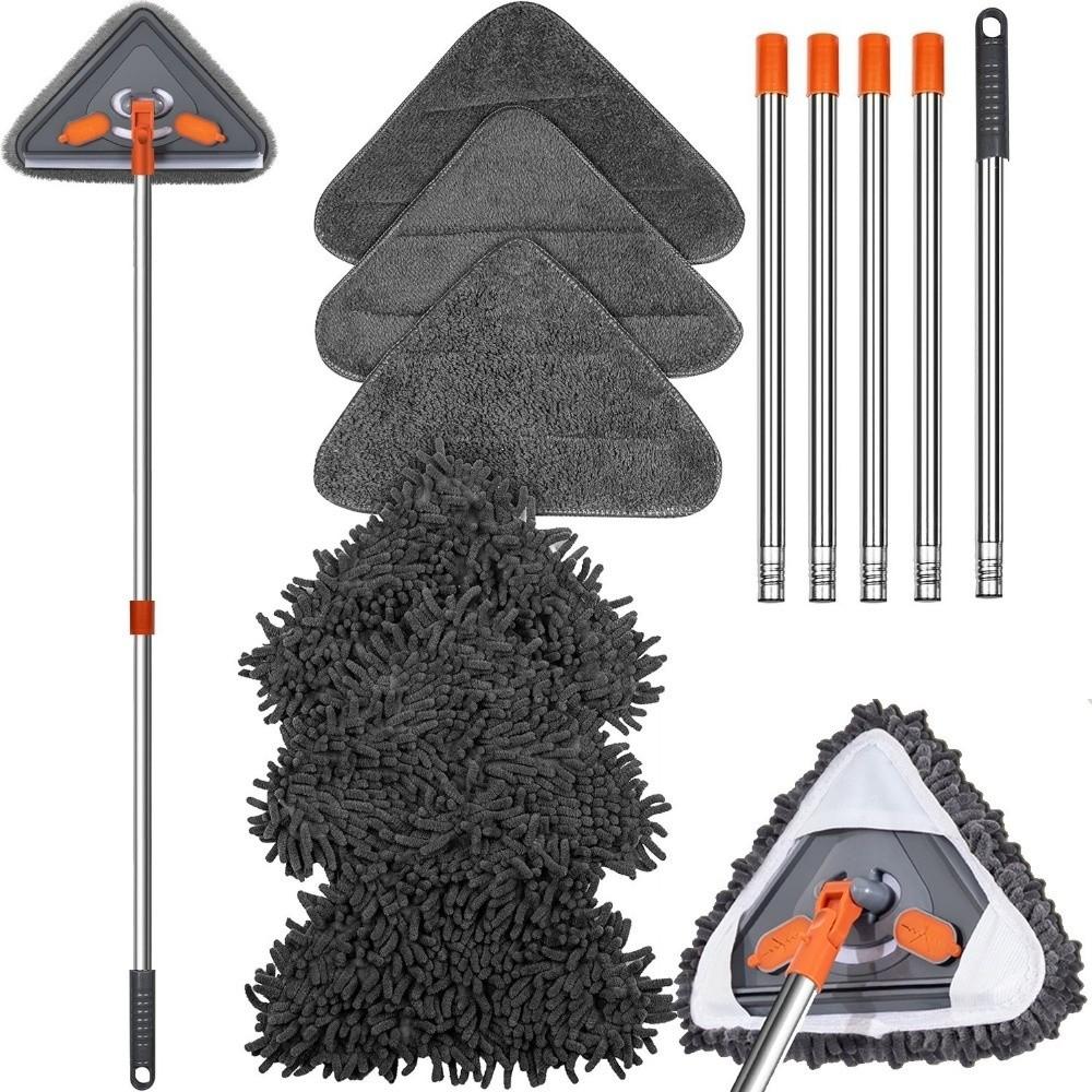 360° Rotatable Glasss Wall Mop Dry And Wet Use Glass Door Mop New Window Cleaning Mop For Ceiling