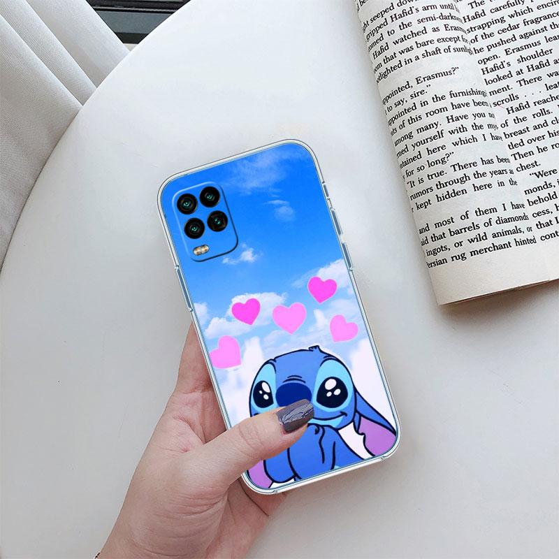 Cartoon Stitch Durchsichtige Handyhülle für Motorola Moto G10 G20 G30 G31 G32 G34 G35 G41 G42 G50 G51 G52 G55 G60 G60S