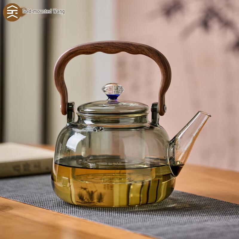 Heat-Resistant Glass Teapot with Infuser