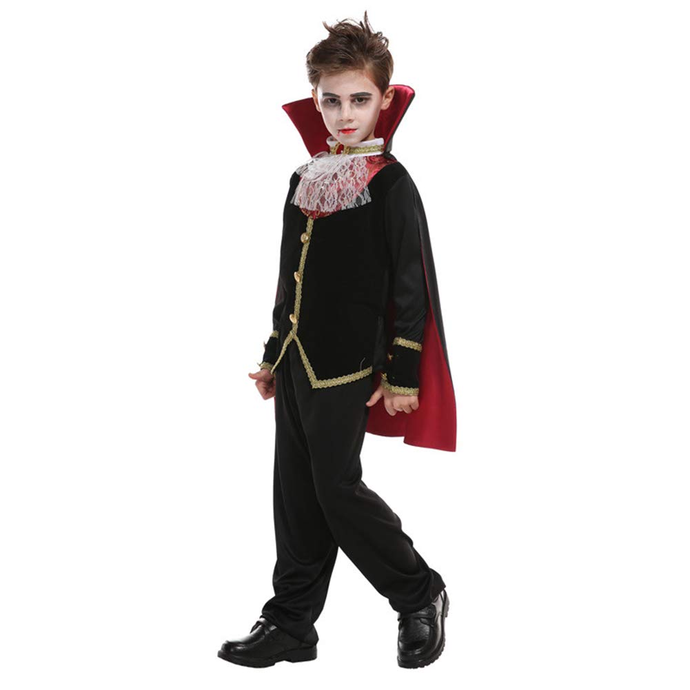 [Emfay] Dracula Cosplay for Kids, Vampire Costume, Halloween, Vampire Costume, Aristocrat, L