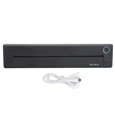 Tattoo Transfer Machine Inkless Mini Bluetooth 2000mAh Wireless Thermal Tattoo Stencil Printer Black