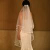 Long Wedding Veil Lace Veils with Hair Comb Wedding Hair Accessories White 2-Layer Wedding Veil