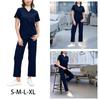 OP Clothing Set for Women, Surgical Overhead And Pants, Short-sleeved Nurse Top,