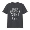 Mens This Is My Pajama T Shirt Funny Sleepover Black 3X Large vintage Washed Breathable Slightly designer clothes homme