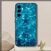 Marine life and Seawater    Phone Case Black Silicone Soft For Samsung Galaxy A73,A72,A71,A70,A53,A52,A51
