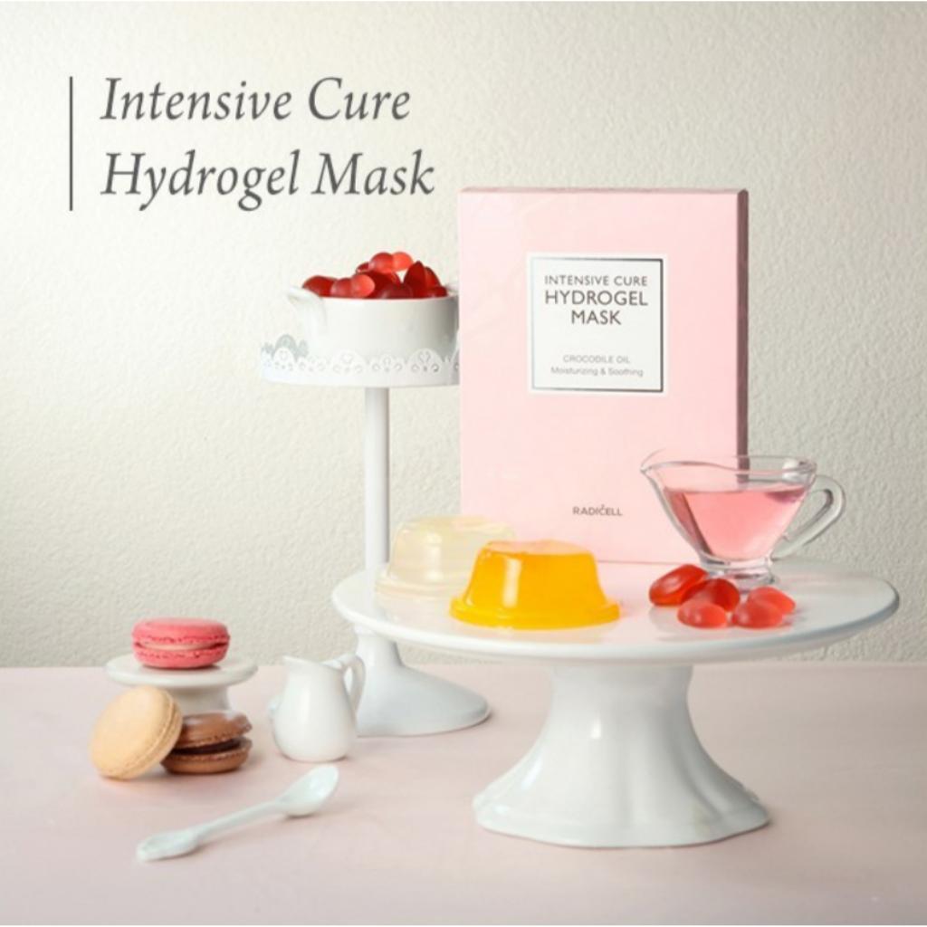 [RADICELL] Intensivkur Hydrogel Maskepakke 5 stk/Krokodilleolje Gel Maskepakke/Kollagen Maskepakke