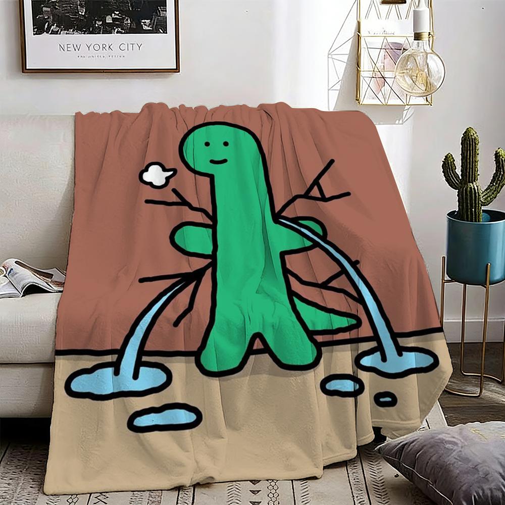 Joguman Throw Lightweight 240g Flannel Blanket Soft Skin-friendly for Summer Cooling 75X95CM