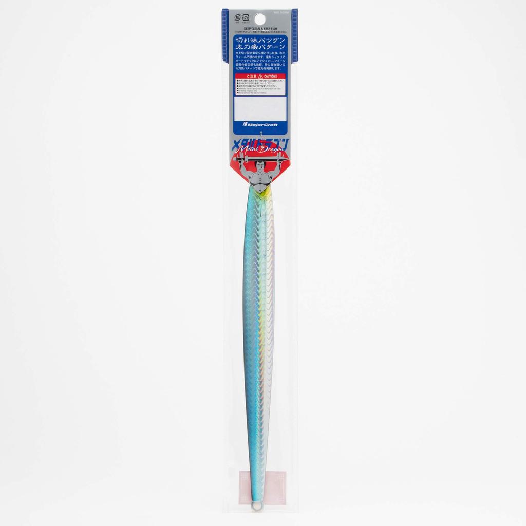 Major Craft Metal Dragon Hairtail 300g Blue Silver Jig, Pattern, (290mm), (MDGN)