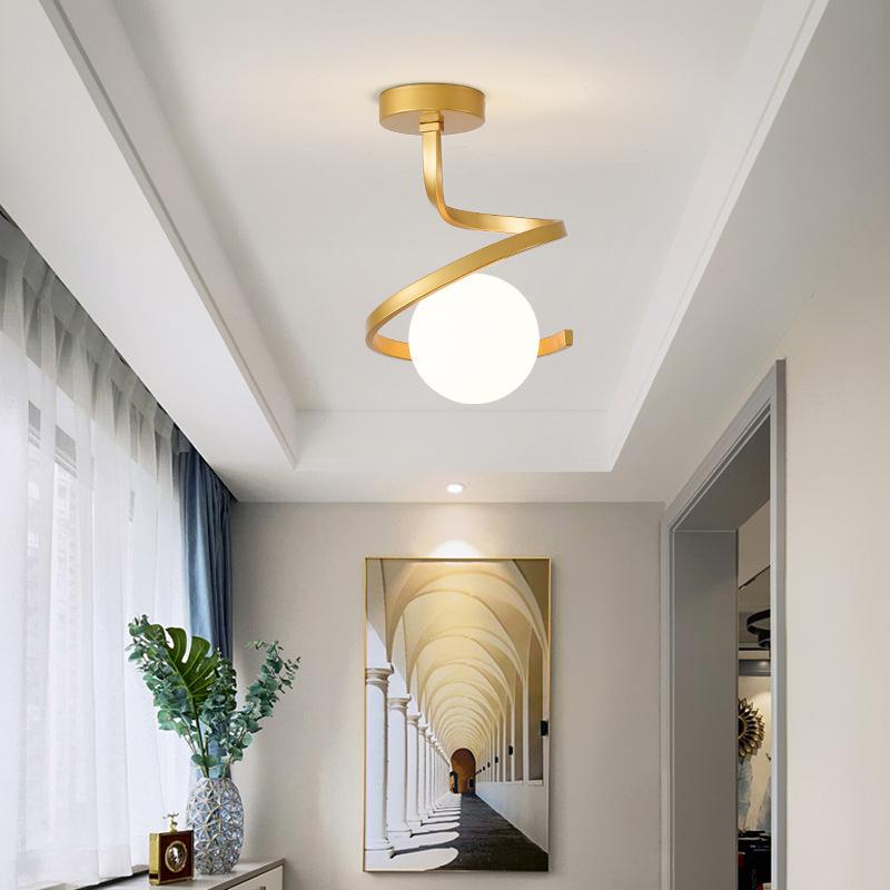 Minimal Modern Creative Balcony Ceiling Lights In Hallways, Hallways, Hallways, Hallways, Cloakrooms, And Lighting Fixtures