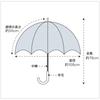 Long Umbrella Jump Umbrella Rib 55cm Glass Fiber Angel Unicorn Ki-201 (Saxophone)