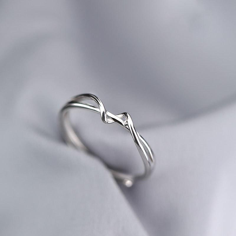 Adjustable Geometric Double Layer Women s Stackable Hip Hop Ring Open Adjustable