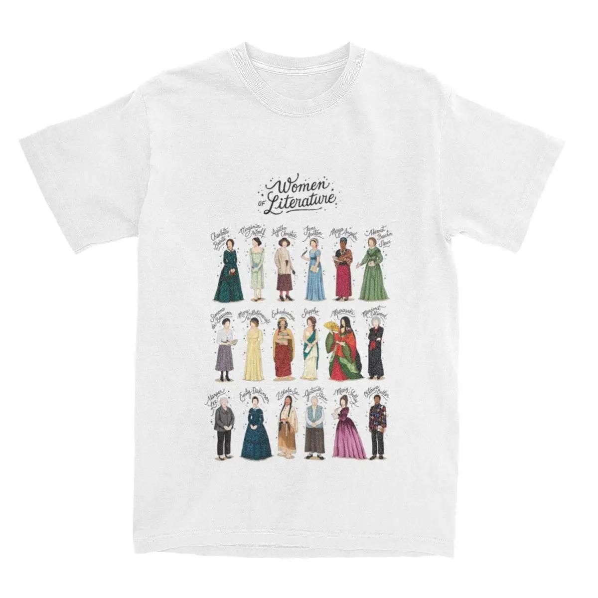 

Знаменитые Культовые Женщины Литературы Футболки Библиофил Книголюб Книжный Червь Одежда Новинка Футболка Футболка XXXXXL белый