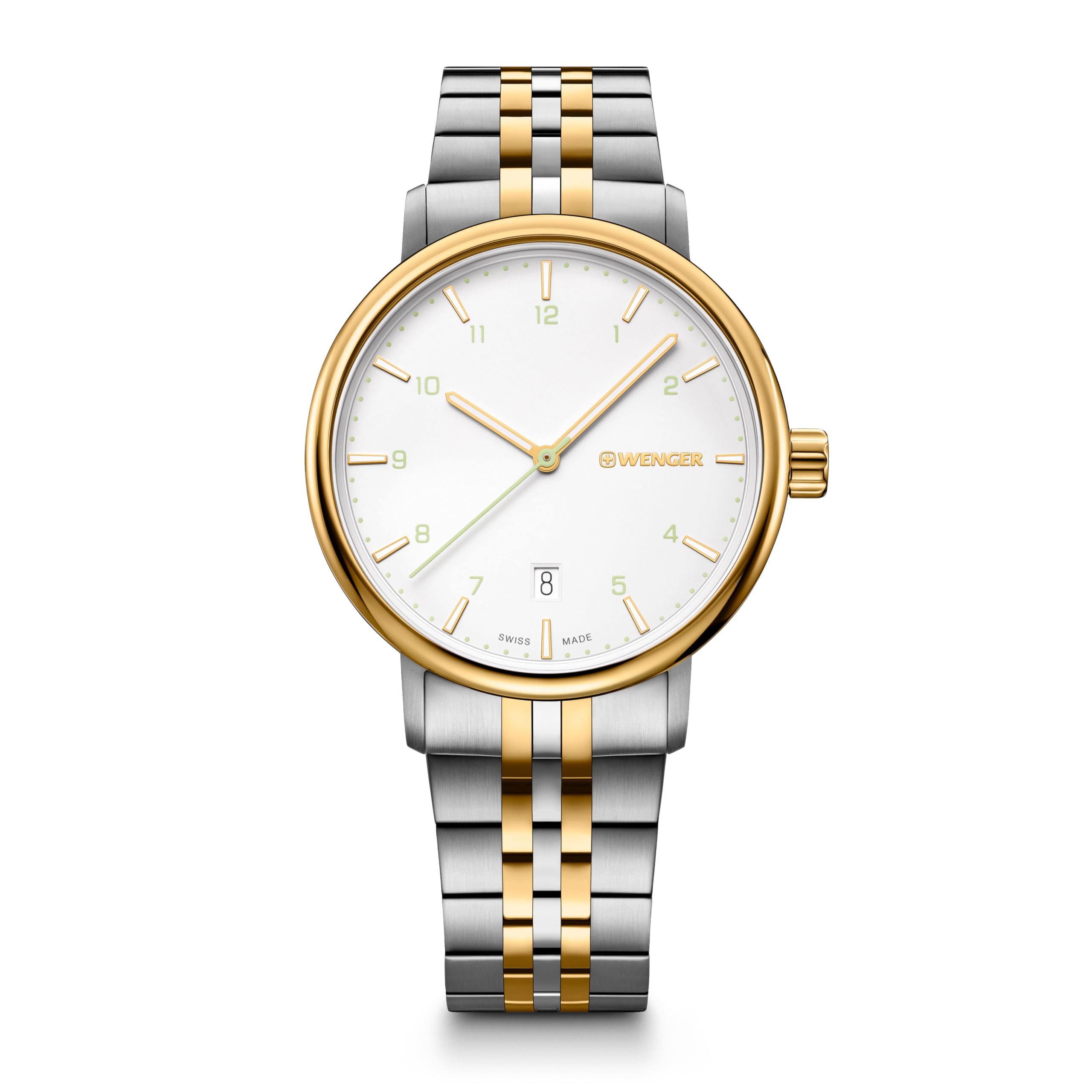 Zegarek WENGER URBAN CLASSIC Srebrny Biały 01.1731.122 [Swiss Made] beige