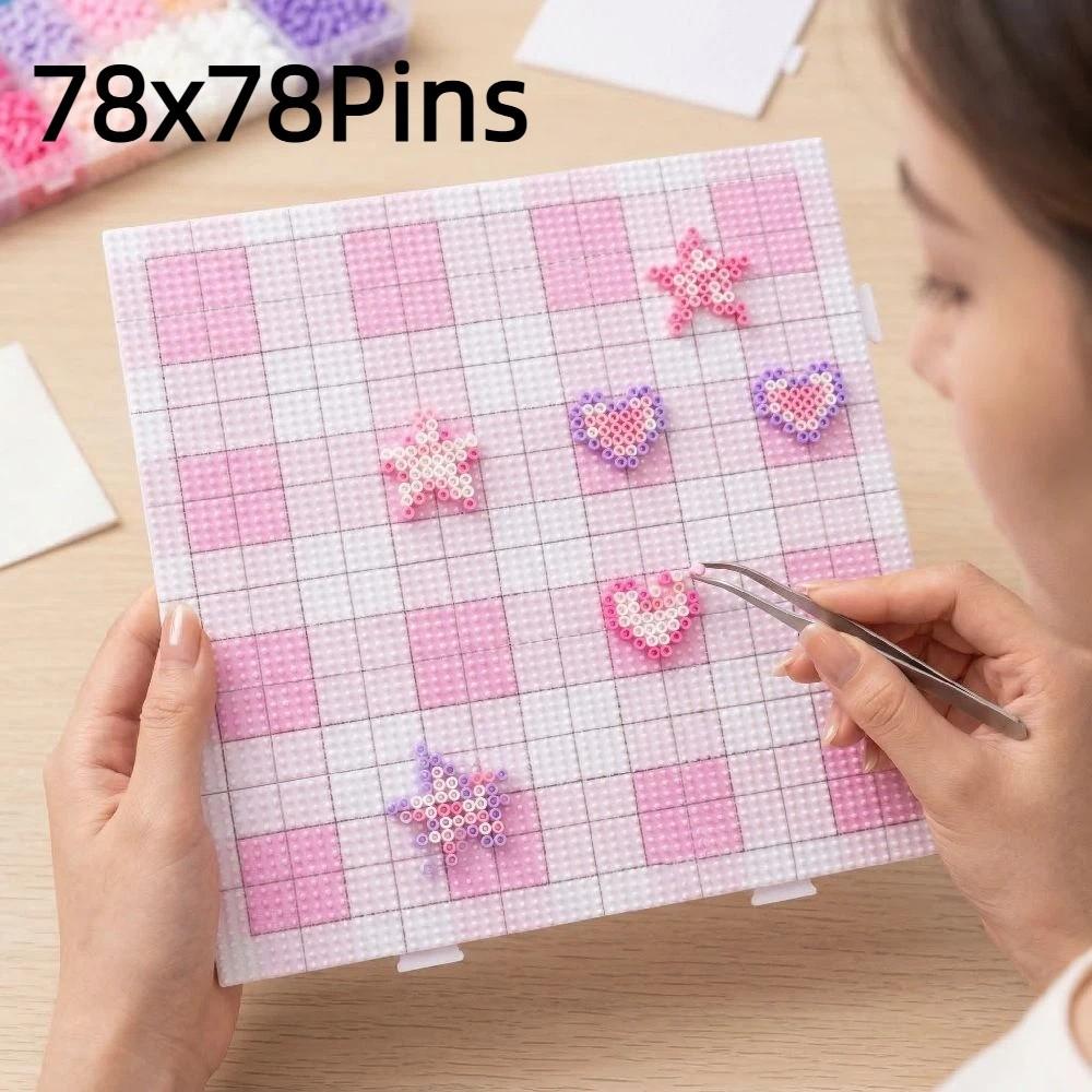 Heat Resistant Fuse Beads Pegboards 2.6mm Beads Hama Beads Pegboards  Puzzle Making
