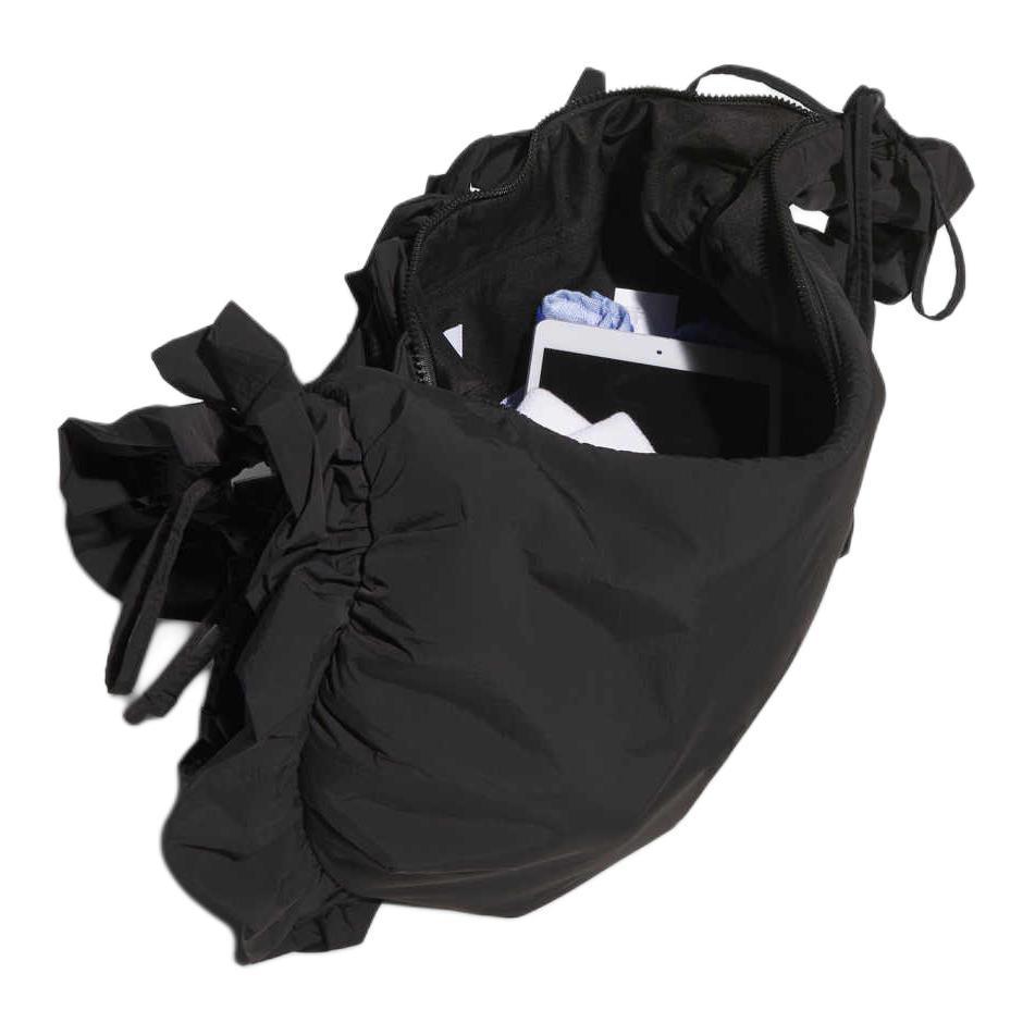 Adidas Originals RUFFLE Recycled Polyamide Handbag Large Women's Black IA8915
