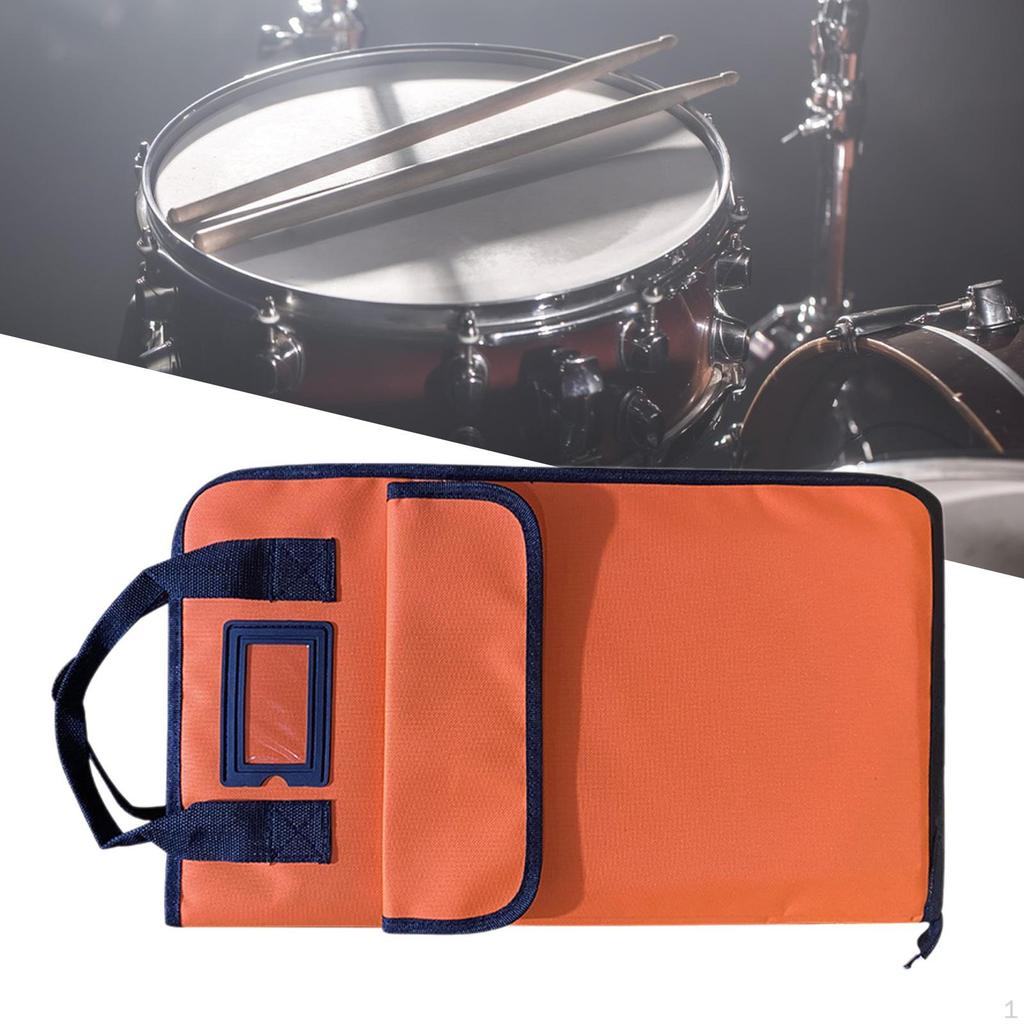 Carrying Case for Drumsticks with Pouch and Handle