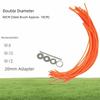32 Square Grass Ropes Aluminum Porous Lawn Head Aluminum Zinc Zinc Alloy Trimming Head  Lawn Care