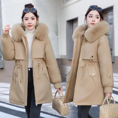 Baumwollgepolsterte Jacke Damen Winter Persönlichkeit Unregelmäßige Baumwollgepolsterte Jacke Design Sinn Locker Dick Gepolsterte Jacke Tide