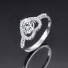 2025 Classic 1-Carat Moissanite Heart Ring for Women - Proposal, Wedding, Birthday Gift