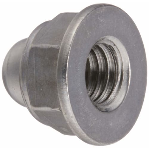 KITACO Flanged Lock Nut (without Serrations), M8, Pack of 2, 0900-001-05302