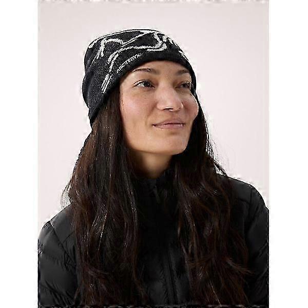 Czapka zimowa Arc'teryx Bird Head Toque Czarna Wełna Merino Dzianinowa Czapka Zimowa Unisex Czarny stya