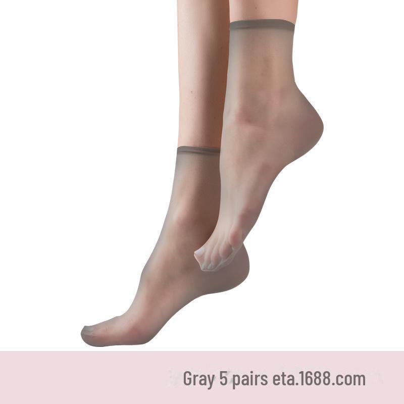 Landa Seamless Transparent Ultra-Thin Summer Women's Crystal Socks