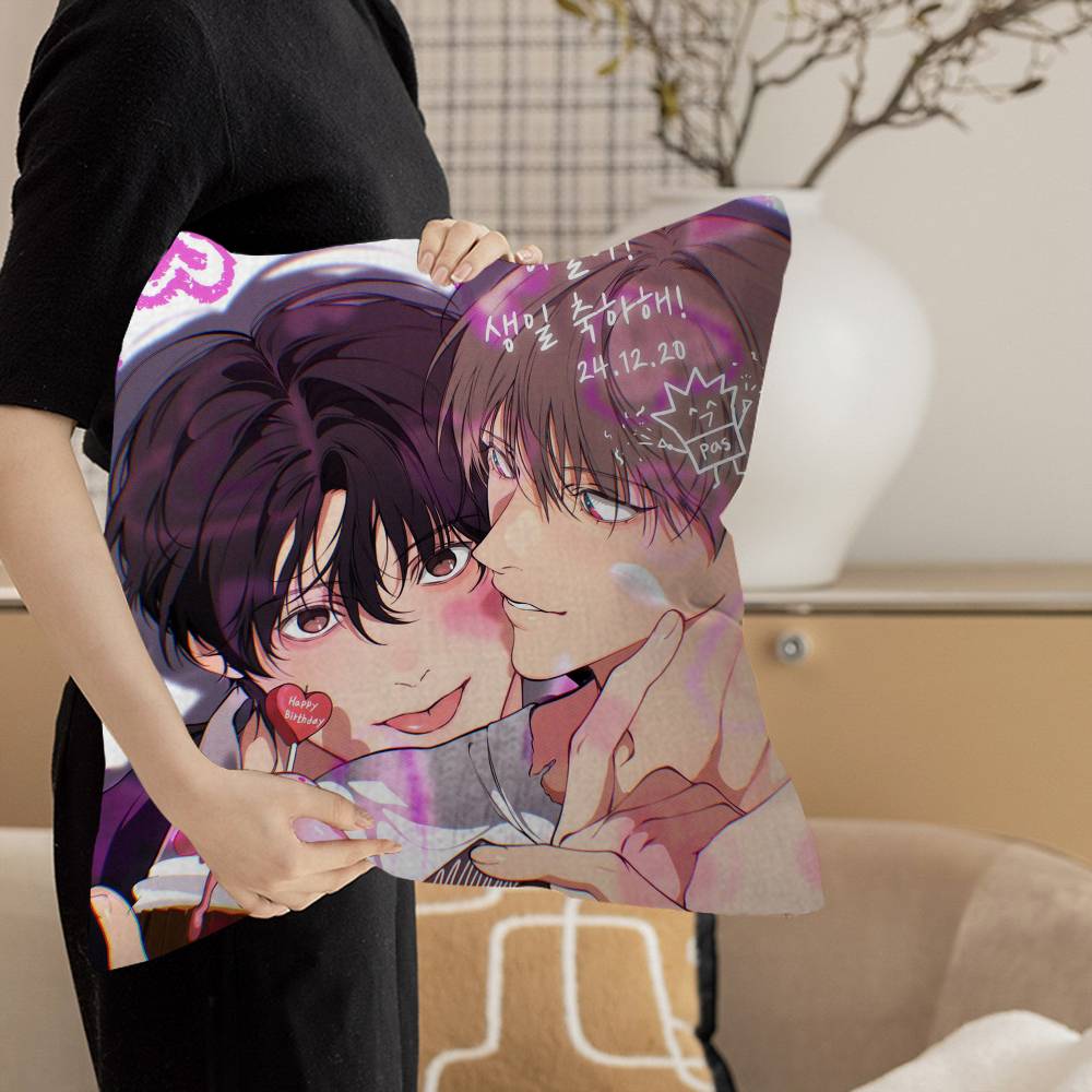 Anime Lost In The Cloud Cushion Cover Inches Farmhouse Decor Home Throw Pillow Covers for Couch Decorations