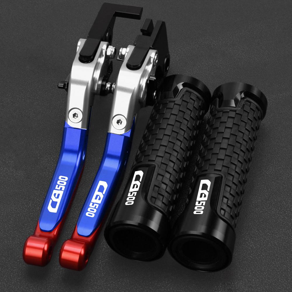 Motorcycle CNC  Adjustable Extendable Folding Brake Clutch Levers Handle Grips For HONDA For Honda CB500 CB 500 1994 1995