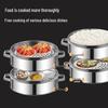 Xihé Commercial Stainless Steel Multi-Layer Steamer, 48cm