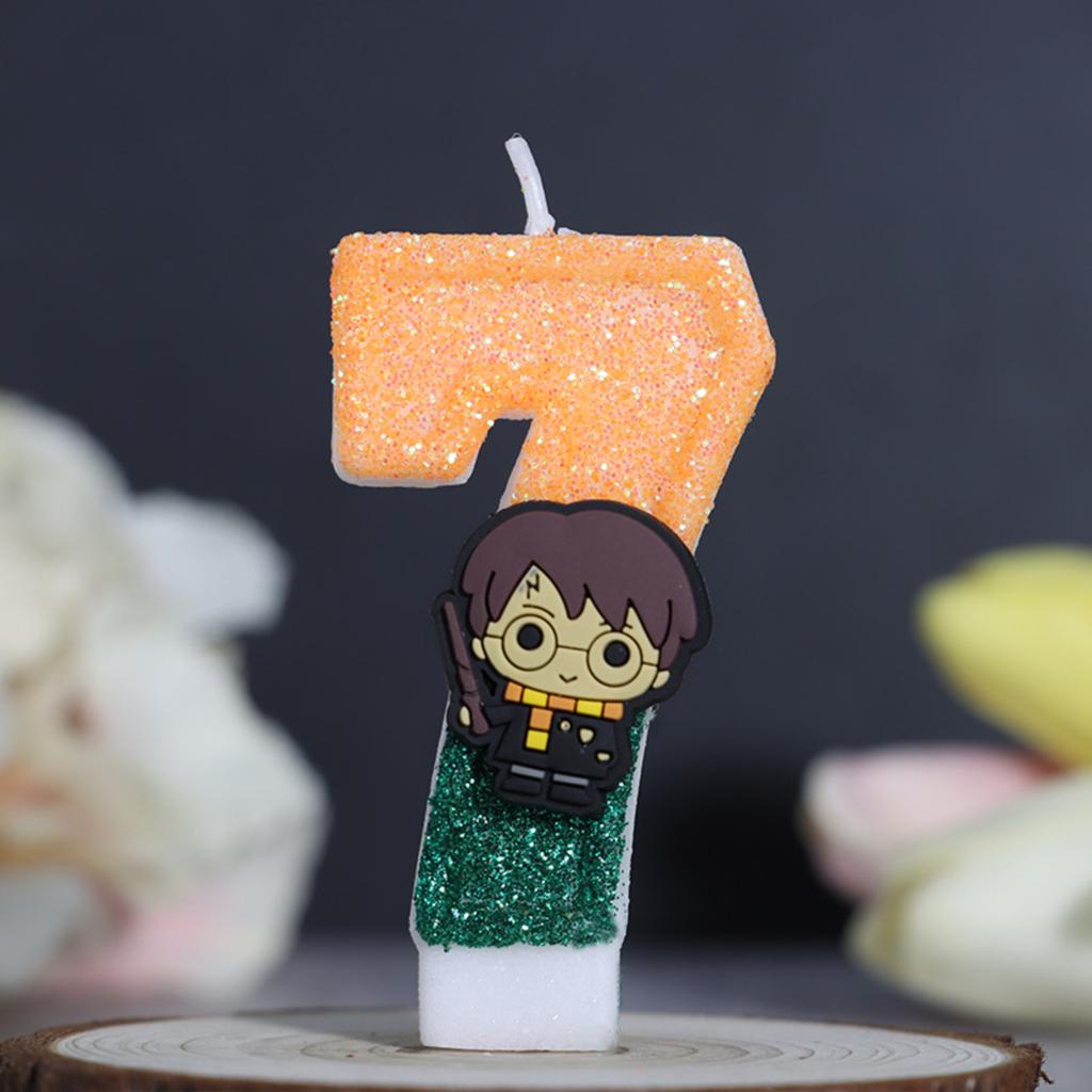 Cute Cartoon Digital Candles, Birthday Candles, Party Decorations