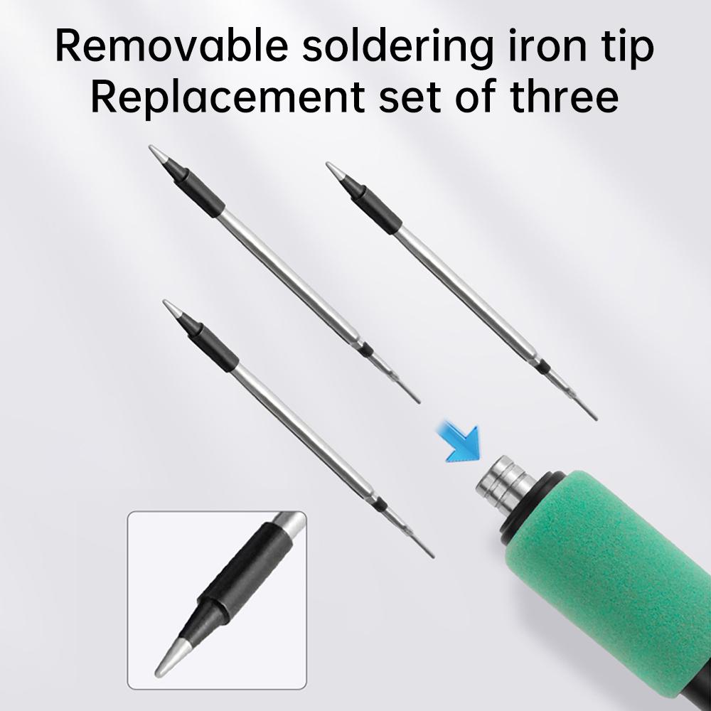 15W USB Soldering Iron Set Wireless Three-level Temperature Control Soldering Iron TYPE-C Built-in Battery for Circuit Board