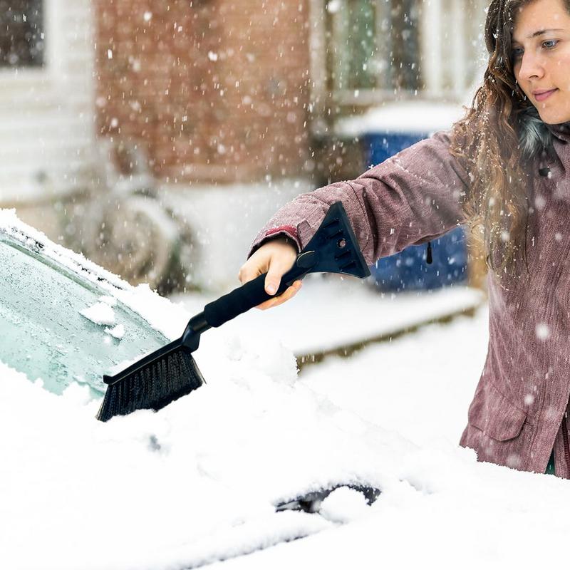 Ergonomic Car Snow Brush Cleaning Removal Shovel Scraper Car Windshield Cleaning Ice Scraper Car Washing Tool For Winter