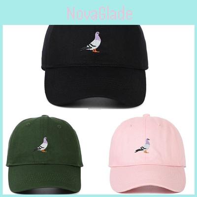 Gorra de Béisbol Bordada con Paloma con Protección Solar Para Uso Casual