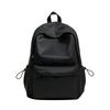 Schoolbag New Student Campus Schoolbag Junior High School Students Simple Style Solid Color Large Capacity High Value Backpack Women's Backpack