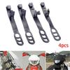 4Pcs Motorcycle Headlight Fairing Rubber Straps Fix Strap Band For 30-43mm Fork