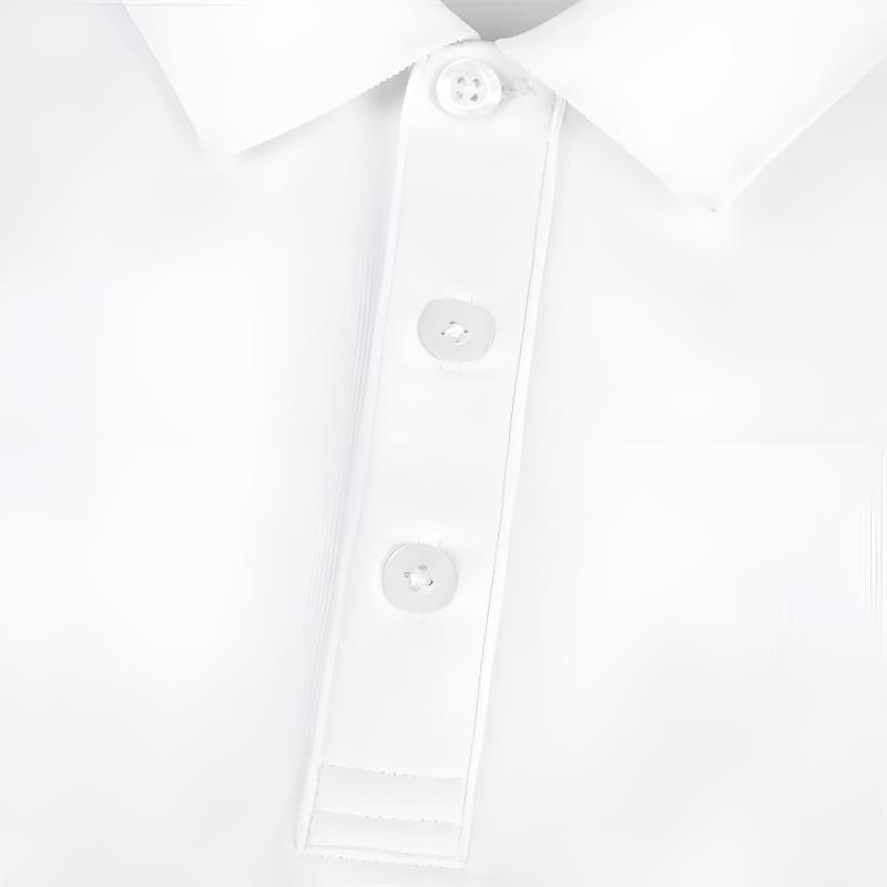 Li-Ning Plain Simple Skin-Friendly Comfortable Versatile Short Sleeve Polo Shirt Casual Sports Suit Unisex Suit White APLV495-1+AKST593-7