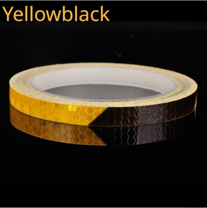 1cm*8m Samolepky na kolo Reflexní páska Fluorescenční MTB kolo Cyklistické proužky Pásky pro cyklistickou helmu Motocykl Skútr