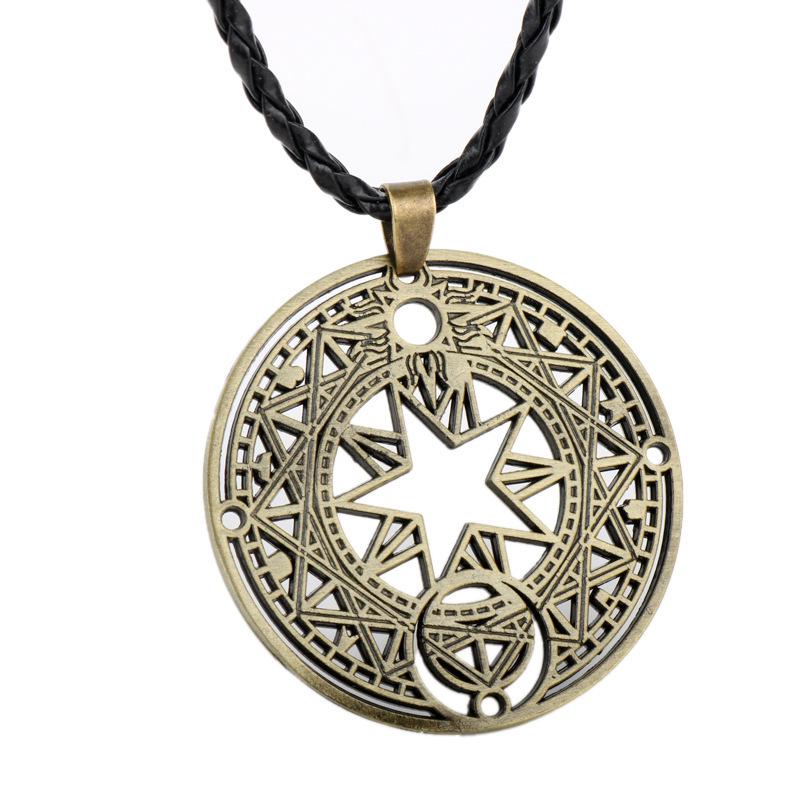 

Cardcaptor Sakura Magic Circle Necklace with Changing Sakura Pendant
