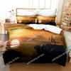 Set Biancheria da Letto Gioco Red Dead Redemption Stampato 3D Adatto per Camera da Letto Set Copripiumino Con Federe Tessili per la Casa per Bambini