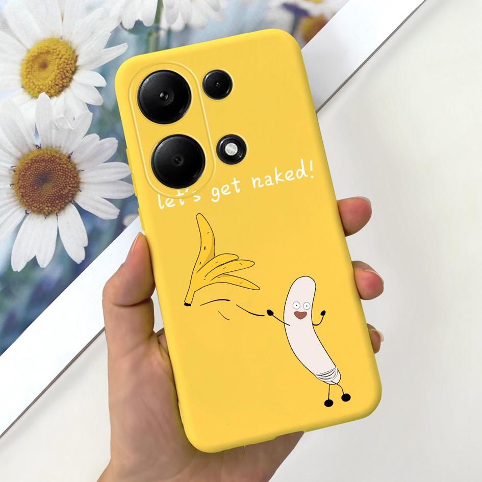 For Xiaomi Redmi Note 13 Pro 4G 2024 Case Cute Love Heart Cactus Soft Matte TPU Cover For Xiaomi Poco M6 Pro 4G Note13 Pro Coque