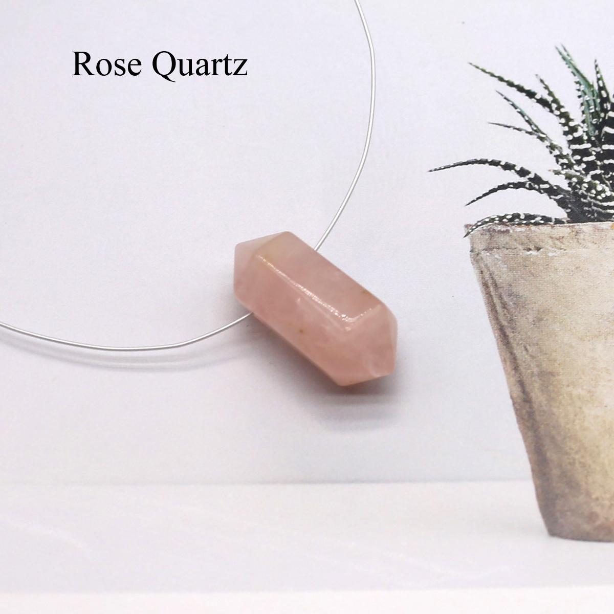 

1 шт. Reiki Healing Crystal Pendant, Energy Natural Stone Agate Gemstone Hexagonal Charms for DIY Намисто Брелок Маятник Ювелірні Аксесуари 9×21 мм 1Pc/9×21mm