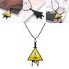 Gravity Falls Bill Pendant Chain In Alloy With Electroplated Finish For Cosplay And Daily Wear