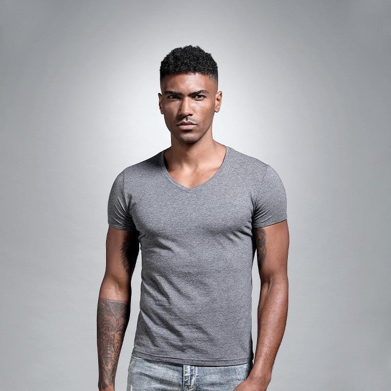Men's Striped Cotton Blend Shirt